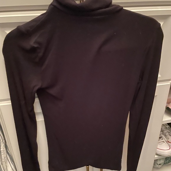 Turtleneck Black Top - Picture 3 of 3